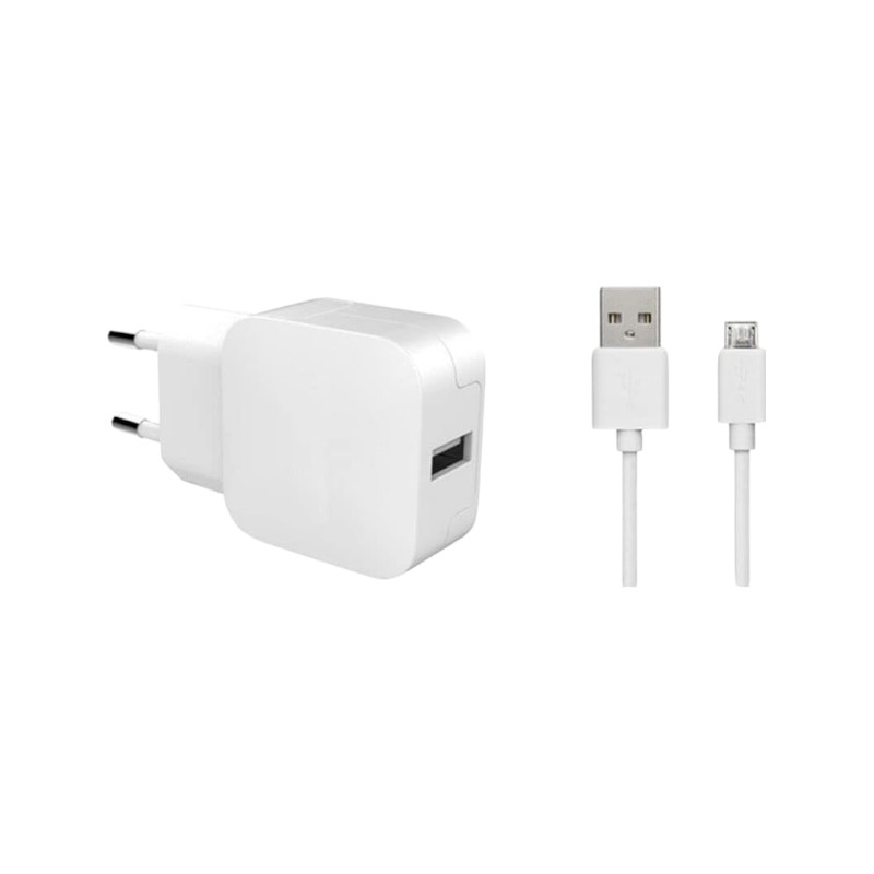 Adaptateur Micro USB 3A – Bigben | Blanc 3 BIGBEN Adaptateur secteur 3A sur cable MicroUSB Blanc