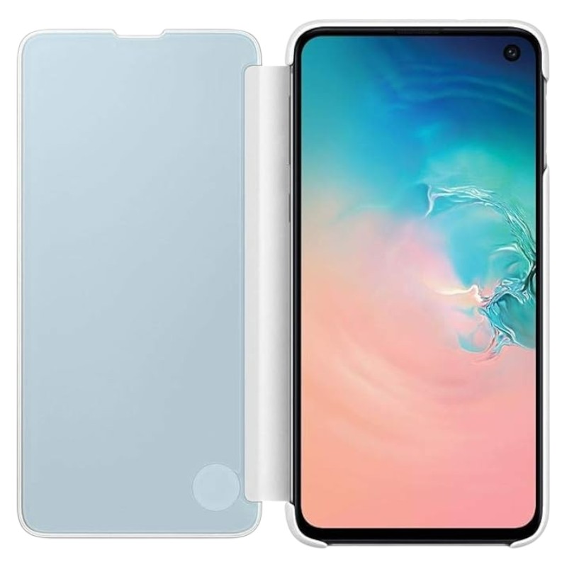 Cover Galaxy S10E - Beetlecase Clear View | Blanc 3 Beetlecase Clear View Cover Galaxy S10E Blanc