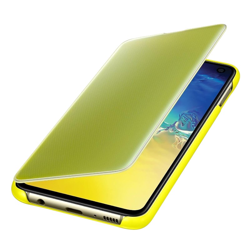 Cover Galaxy S10E - Beetlecase Clear View | Jaune 4 Beetlecase Clear View Cover Galaxy S10E Jaune 2
