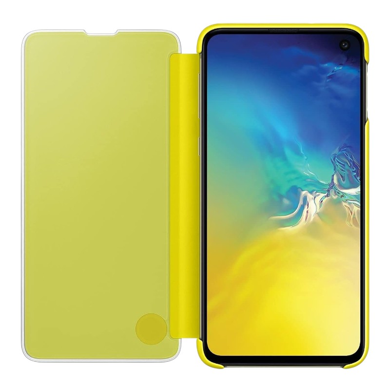 Cover Galaxy S10E - Beetlecase Clear View | Jaune 3 Beetlecase Clear View Cover Galaxy S10E Jaune