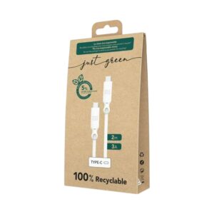Câble USB-C 3A 2m – Just Green | Blanc 7 Cable USB C 3A 2m – Just Green Blanc 1
