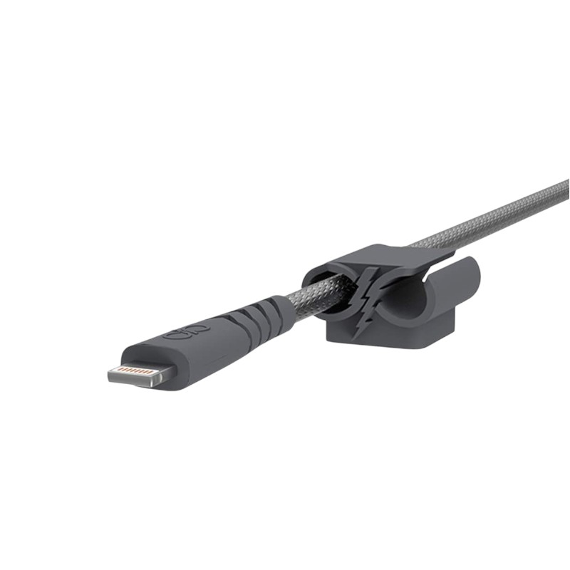 Câble USB / Lightning 1.2 m - Force Power | Gris 4 Cable USB Lightning 1.2 m Force Power Gris 2