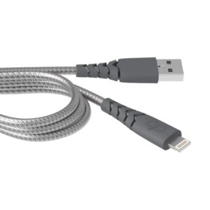 Câble USB / Lightning 1.2 m - Force Power | Gris