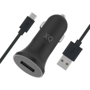 Chargeur Allume-Cigare USB-A 2.4A Noir – XQISIT