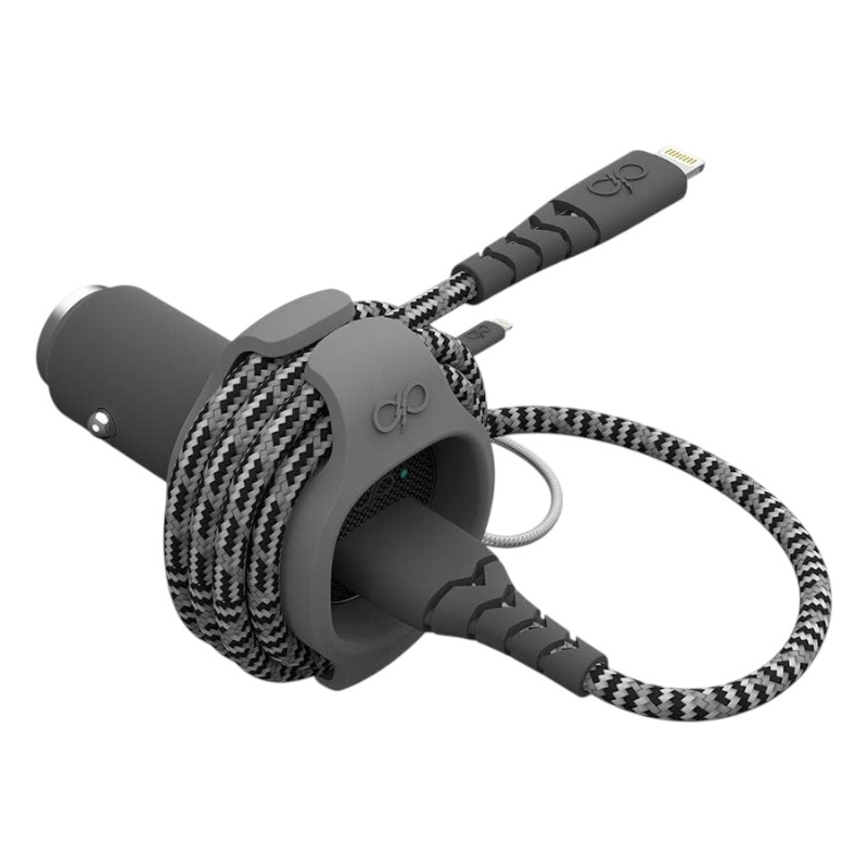 Chargeur Voiture USB 4.8A – Force Power | Gris 4 Chargeur Voiture USB A 4.8 A – Force Power Gris 2