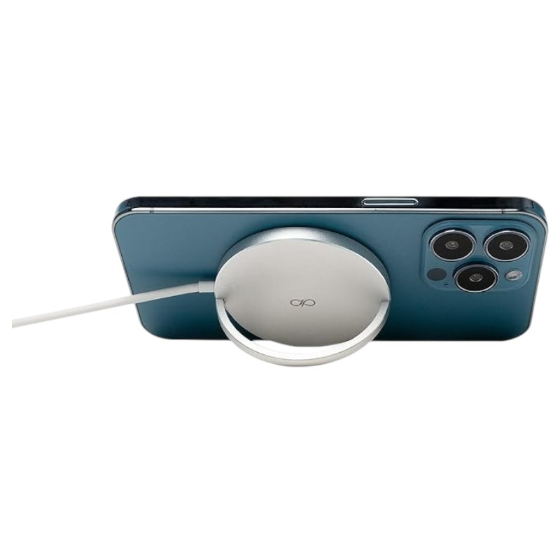 Chargeur à Induction 15W - MagSafe & Qi | Blanc 4 Chargeur a Induction 15W Blanc – Compatible MagSafe Qi
