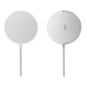 Chargeur à Induction 15W - MagSafe & Qi | Blanc 7 Chargeur induction Garantie a vie Compatible MagSafe 15W Blanc Force Power 2
