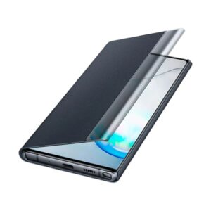 Cover Galaxy Note 10+ - Clear View | Noir 6 Clear View Cover Galaxy Note 10 Noir 2