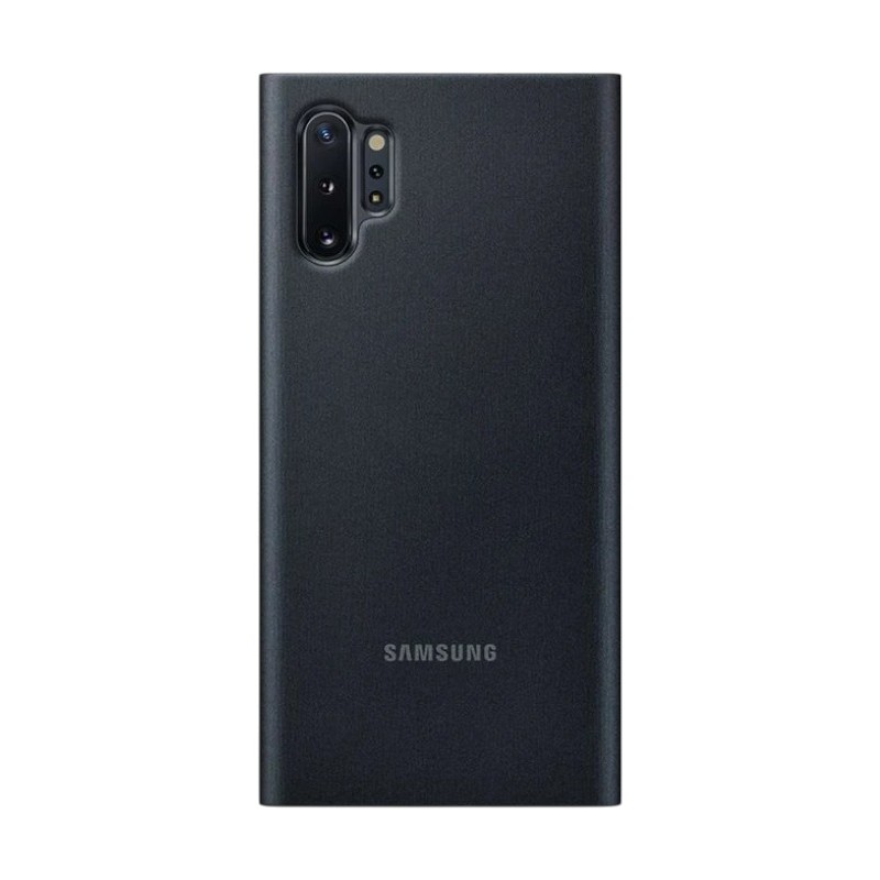 Cover Galaxy Note 10+ - Clear View | Noir 5 Clear View Cover Galaxy Note 10 Noir 3