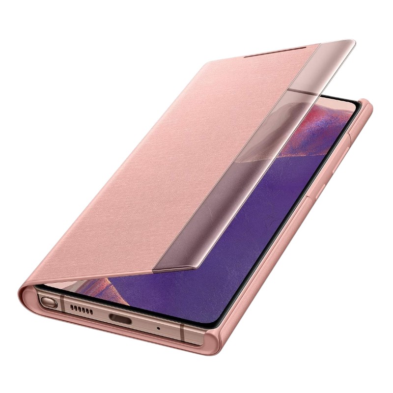 Cover Galaxy Note 20 - Clear View | Brun cuivre 4 Clear View Cover Galaxy Note 20 Brun cuivre 2