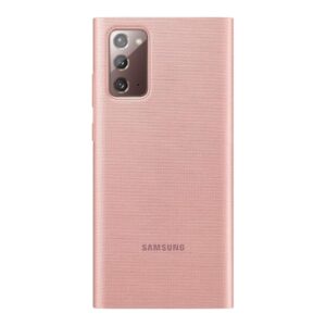 Cover Galaxy Note 20 - Clear View | Brun cuivre 7 Clear View Cover Galaxy Note 20 Brun cuivre 3