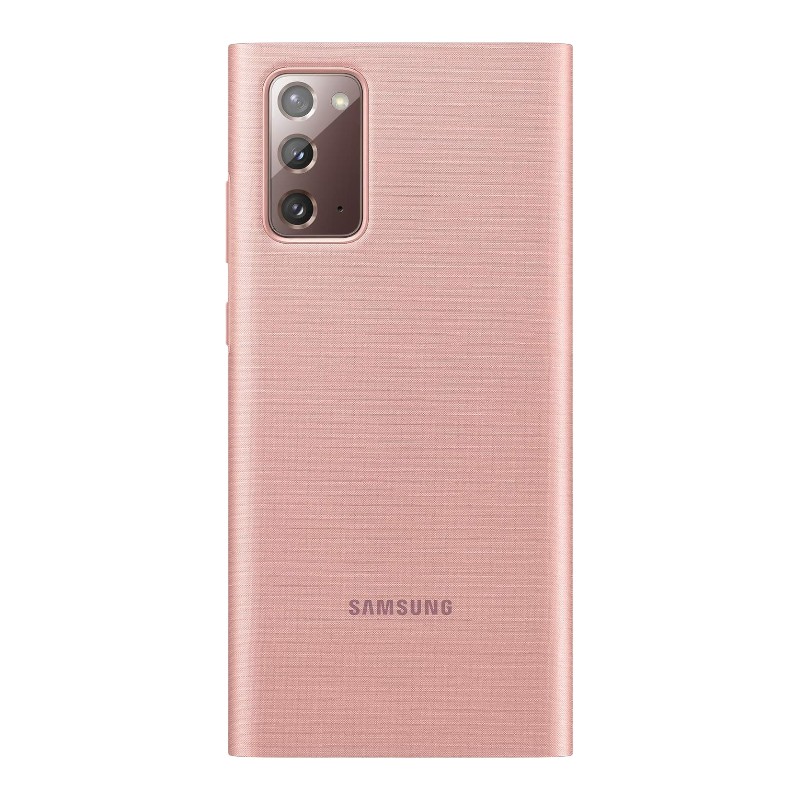 Cover Galaxy Note 20 - Clear View | Brun cuivre 5 Clear View Cover Galaxy Note 20 Brun cuivre 3