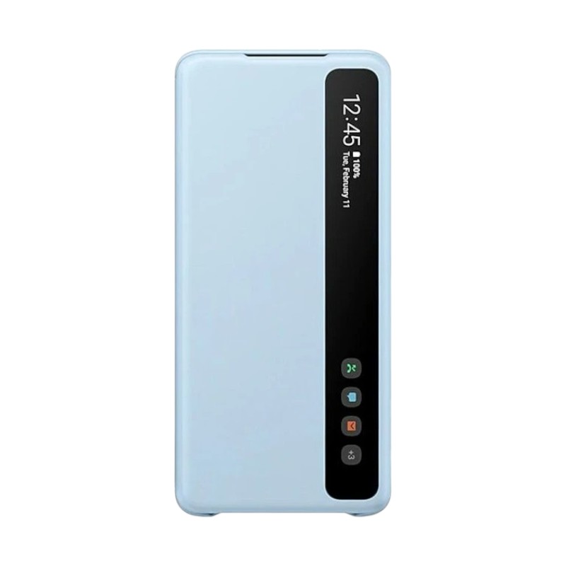 Cover Galaxy S20+ - Clear View | Bleu 5 Clear View Cover Galaxy S20 Bleu 3