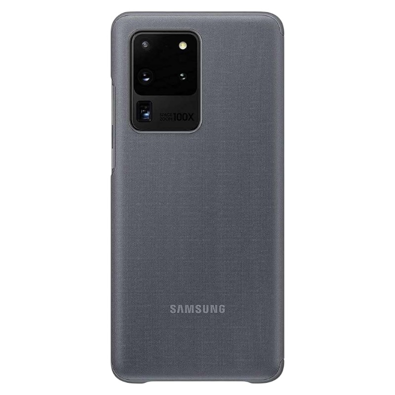 Cover Galaxy S20 Ultra - Clear View | Gris 5 Coque Clear View Galaxy S20 Ultra Gris 2