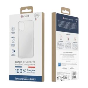 Coque Galaxy A03S – MUVIT | Transparent 7 Coque Galaxy A03S Transparent MUVIT 3