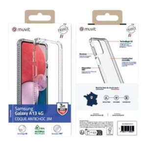 Coque Samsung Galaxy A13 4G - MUVIT | Transparent 7 Coque Muvit Transparente Samsung Galaxy A13 4G 3