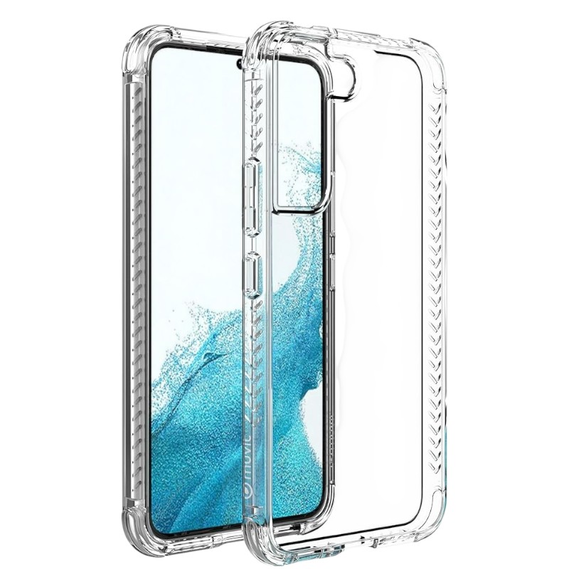 Coque Galaxy S22 – MUVIT | Transparent 3 Coque Transparente Renforcee Muvit pour Samsung Galaxy S22
