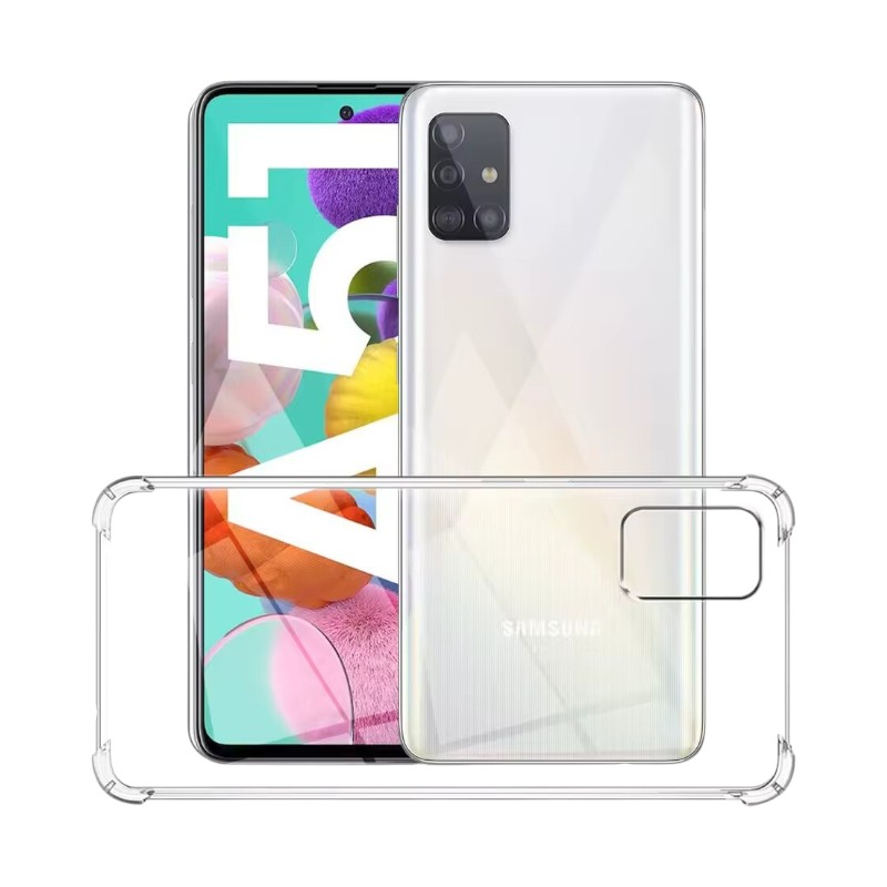 Cover Galaxy A51 | Transparent 4 Cover Galaxy A51 Transparent 2