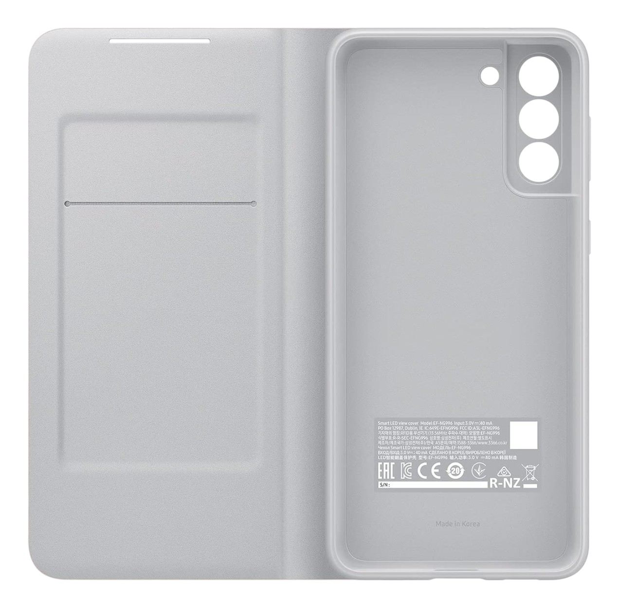 Cover Galaxy S21+ - Led View | Gris 5 Cover Galaxy S21 Led View Gris 1