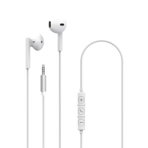 Écouteurs - Xqisit Intra Auriculaires 3,5 mm | Blanc