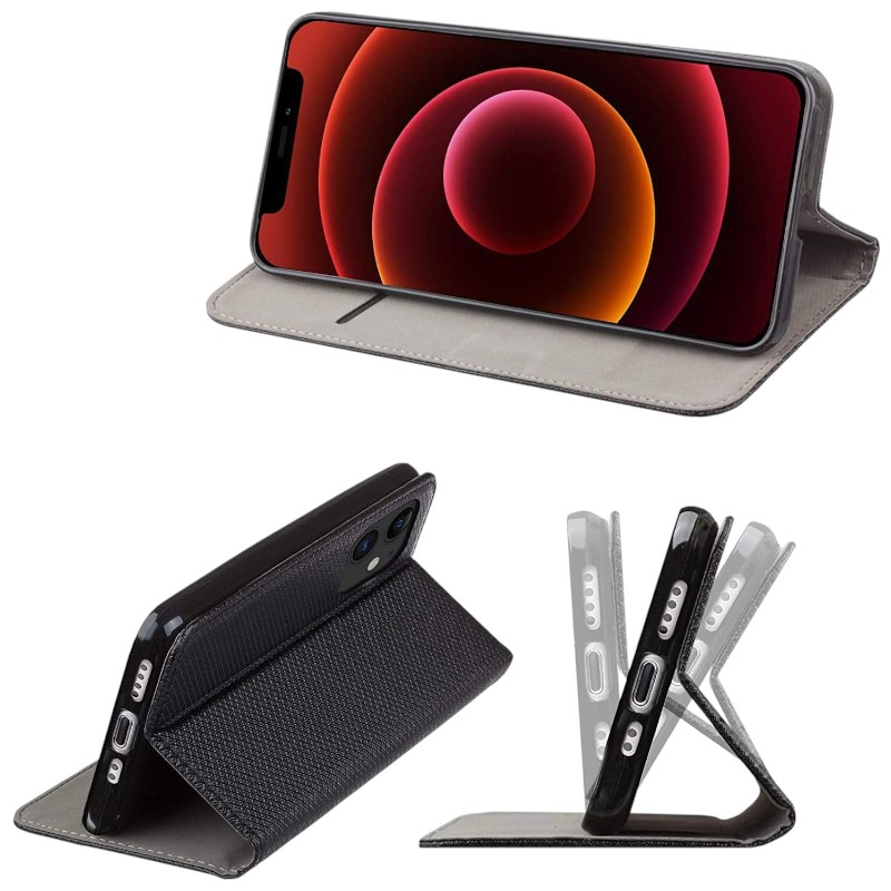 Étui Folio Oppo Find X5 Lite – Support Vidéo 4 Etui Folio Oppo Find X5 Lite – Noir 1
