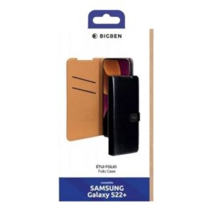 Étui Folio Galaxy S22+ 5G – Bigben | Noir 5 Etui Folio Samsung S22 5G – Bigben Noir 2