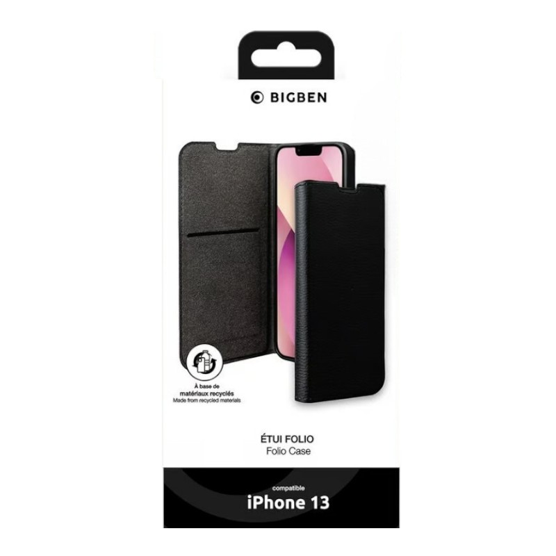 Étui Folio Wallet IPhone 13 – Bigben | Noir 4 Etui Folio Wallet IPhone 13 – Bigben Noir