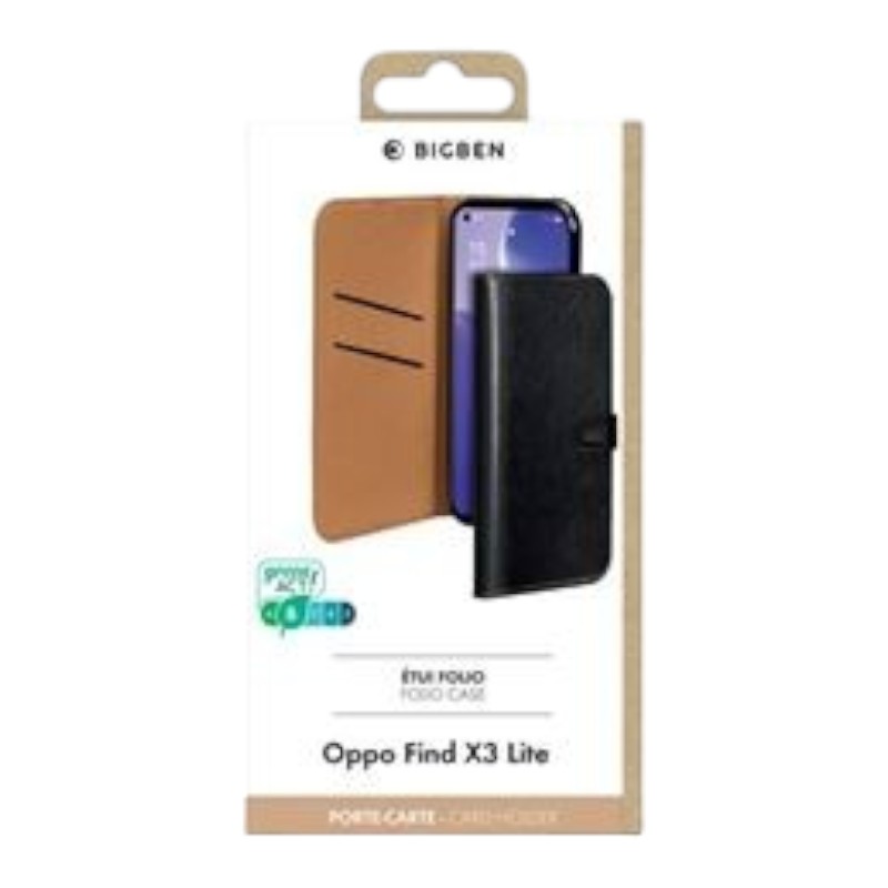 Étui Folio Wallet Oppo Find X3 Lite - Bigben | Noir 5 Etui Folio Wallet Noir pour Oppo Find X3 Lite Bigben 3