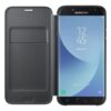 Étui Galaxy J7 (2017) - Flip Cover | Noir 2 Etui Samsung Galaxy J7 2019 Noir Flip Cover Officiel