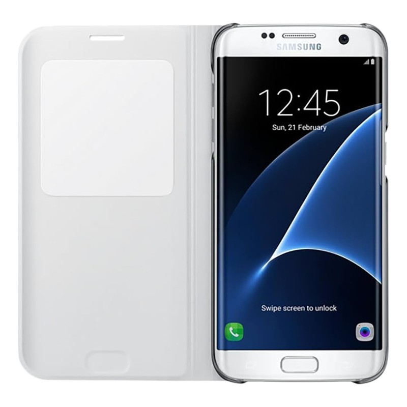 Étui Galaxy S7 Edge - S View | Blanc 4 Etui Samsung S View Blanc Galaxy S7 Edge