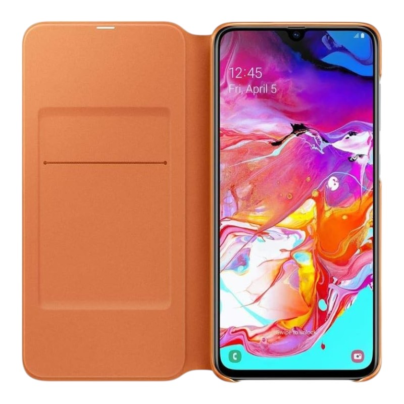 Étui portefeuille Galaxy A70 | Blanc 3 Etui portefeuille Galaxy A70 Blanc 1