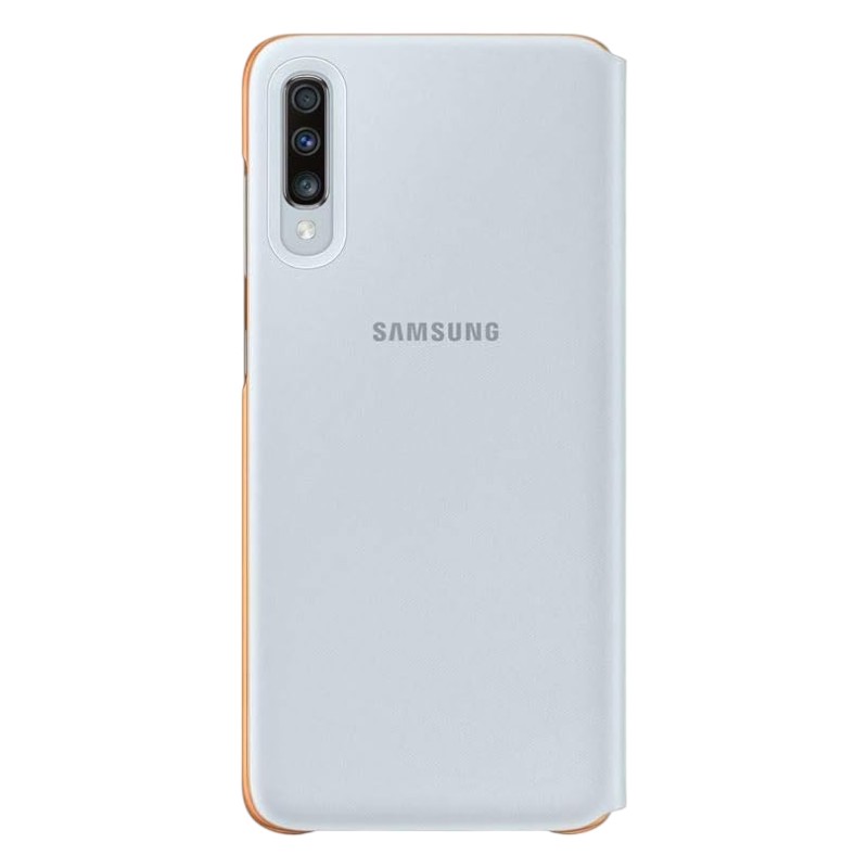 Étui portefeuille Galaxy A70 | Blanc 5 Etui portefeuille Galaxy A70 Blanc 2