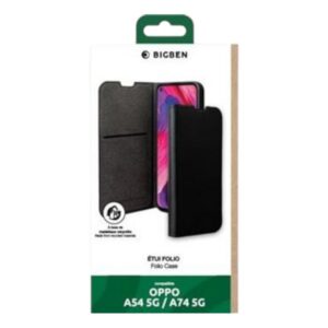 Folio Oppo A54 5G A74 5G Wallet Stand Noir 2