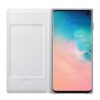 Cover Galaxy S10 - Led View | Blanc 2 LED View Cover Galaxy S10 Blanc