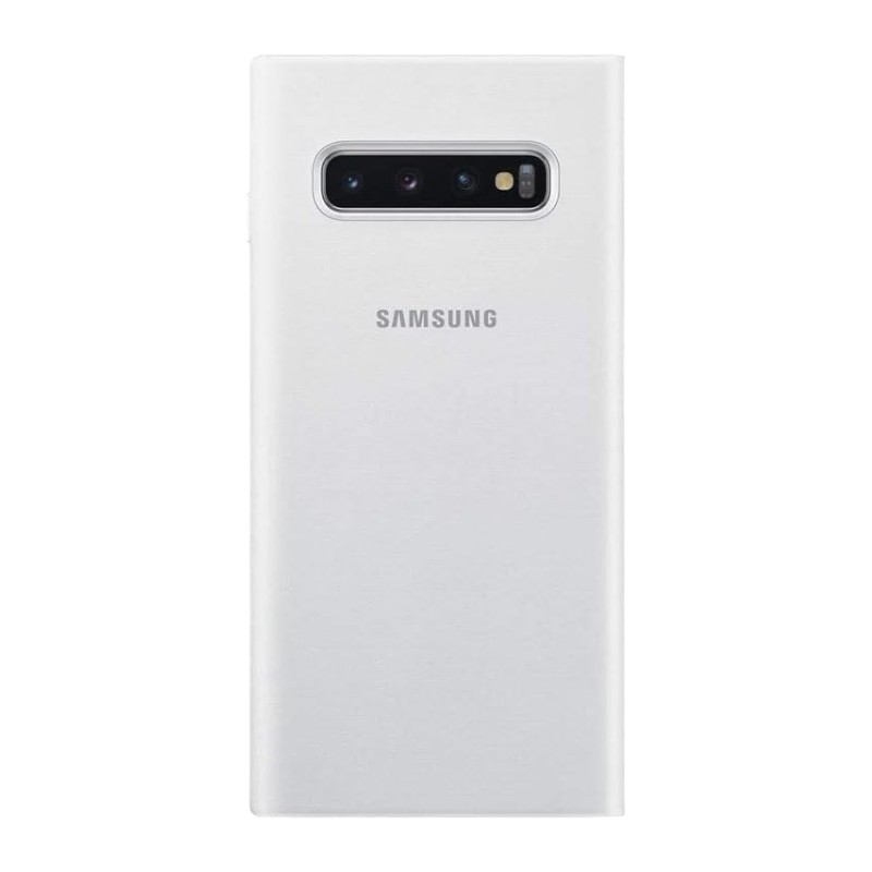 Cover Galaxy S10 - Led View | Blanc 4 LED View Cover Galaxy S10 Blanc 2