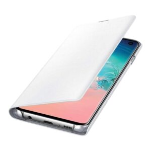Cover Galaxy S10 - Led View | Blanc 7 LED View Cover Galaxy S10 Blanc 3