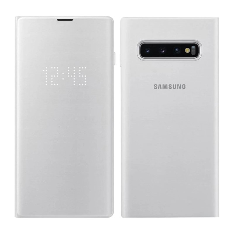 Cover Galaxy S10E - Led View | Blanc 3 LED View Cover Galaxy S10E Blanc
