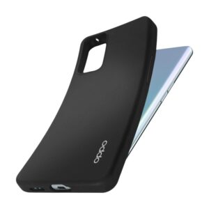 OPPO Coque Silicone Officielle pour Oppo Reno 6 Noir 2