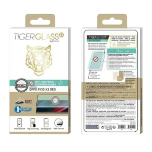 Verre Trempé Oppo Find X3 Neo | Tiger Glass Muvit 5 Verre Trempe 9H Antibacterien pour Oppo Find X3 Neo Tiger Glass Muvit 2
