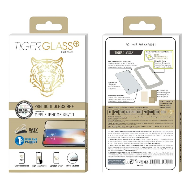 Verre Trempé Iphone XR/11 | Tiger Glass Muvit 4 Verre Trempe pour iphone XR11 Tiger Glass Muvit 2