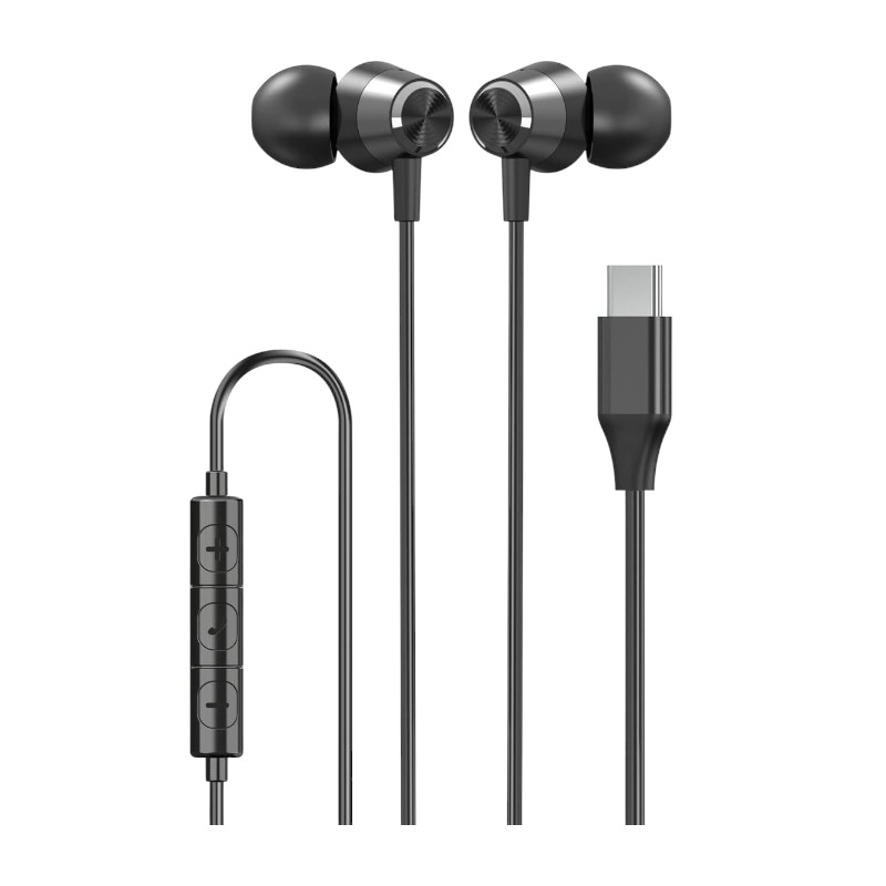 Écouteurs - Xqisit Intra Auriculaire USB-C | Noir 3 Xqisit Intra Auriculaire USB C – Ecouteurs Noir