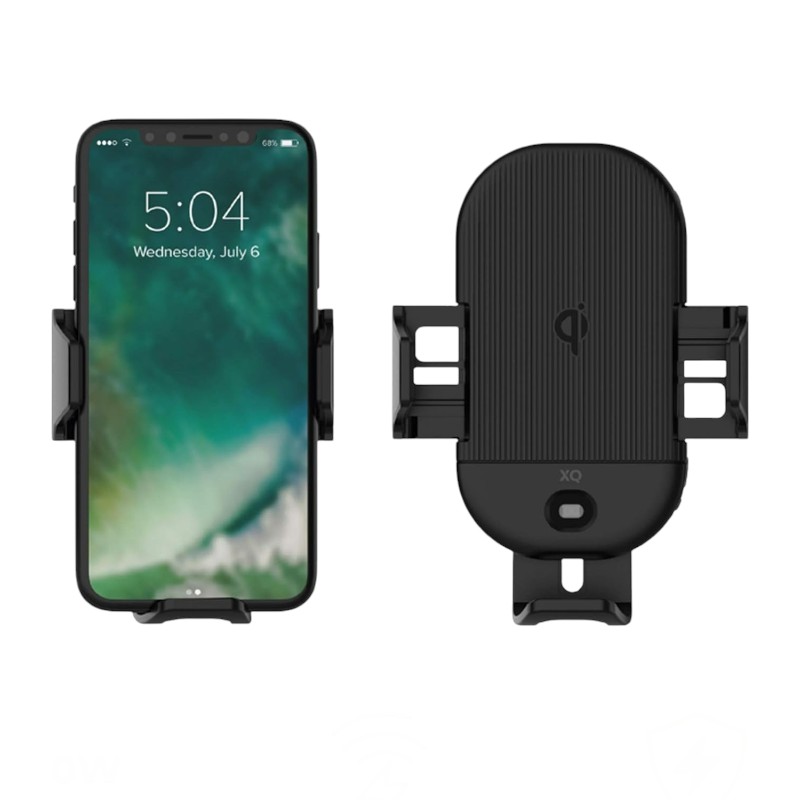 Chargeur Voiture sans fils Qi - Xqisit | Noir 4 hargeur Voiture sans fil Qi – Xqisit Noir 3