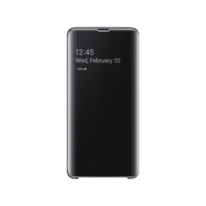 Étui Clear View Samsung Galaxy S10 5G – Fenêtre interactive pour appels et notifications