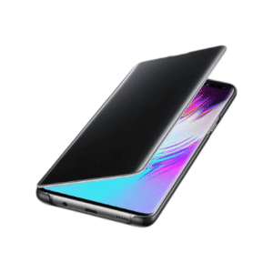 Samsung Clear View Cover Galaxy S10 5G- Étui folio original avec affichage intelligent 6 etui clear view galaxy s10 5g samsung dos Photoroom