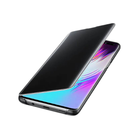 Samsung Clear View Cover Galaxy S10 5G- Étui folio original avec affichage intelligent 4 etui clear view galaxy s10 5g samsung dos Photoroom