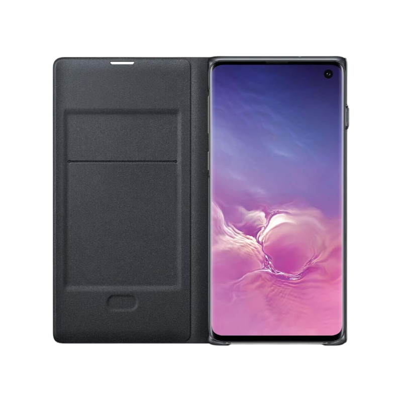 Samsung LED View Cover Galaxy S10 – Étui folio original avec affichage LED intelligent 5 housse samsung galaxy s10 led view cover noir 1