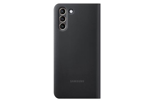 Samsung LED View Cover Galaxy S21+ – Étui folio intelligent officiel avec affichage LED et rangement cartes 4 techandcie.comcoque samsung led view cover galaxy s21 plus protection integrale