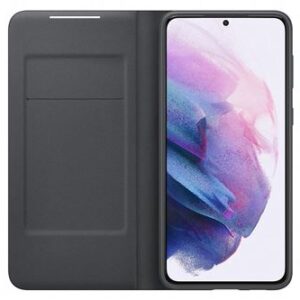 Samsung LED View Cover Galaxy S21+ – Étui folio intelligent officiel avec affichage LED et rangement cartes 7 techandcie.cometui folio samsung led view cover galaxy s21 plus avec rangement carte
