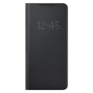 Samsung LED View Cover Galaxy S21+ – Étui folio intelligent officiel avec affichage LED et rangement cartes