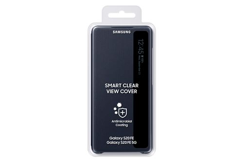 Samsung Smart Clear View Cover bleu – Étui officiel avec affichage intelligent pour Galaxy S20 FE / S20 FE 5G 4